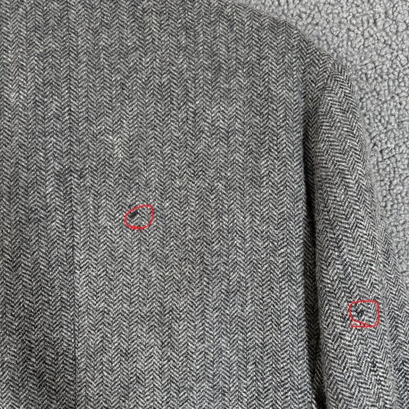 J Crew Ludlow Wool Cotton Herringbone Moon Blazer Sport Coat - Men's Size 38R - Picture 5 of 13